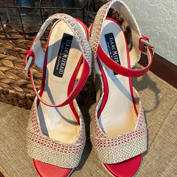 Isaac Mizrahi Shoes - Isaac Mizrahi Micah Espadrilles Sandal Ankle Strap Textured Open Toe .